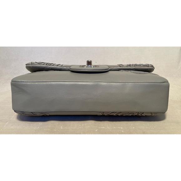 CHANEL Camellia Follies Embroidered Medium Classic Flap - Picture 5 of 9